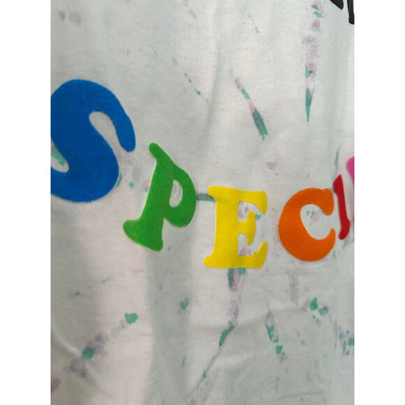 Lizzo XL "U R Special" Tour Tee Graphic Tie Dye Short Sleeve Rainbow Band Shirt - Picture 6 of 6